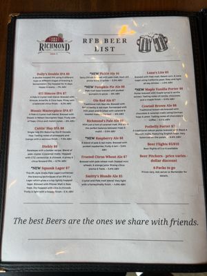 Menu photo 8 Richmond Farm and Brewery Bangor, PA Menu photo 8 Richmond Farm and Brewery Bangor, PA