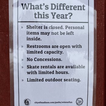 Elver Park - This winter's hours - Parks Near Me - Madison, Wisconsin
