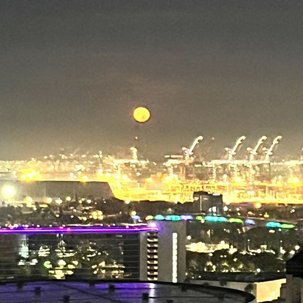 Shoreline Gateway - View from my balcony at night. - Apartments Near Me - Long Beach, California Shoreline Gateway - View from my balcony at night. - Apartments Near Me - Long Beach, California
