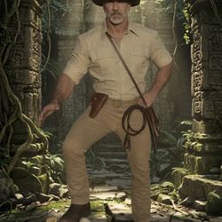 My costume from the last 80s party.  Photoshopped over an appropriate background. "It's not the years, honey, it's the mileage."