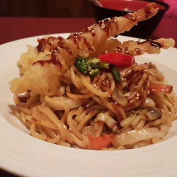 Tokyo Japanese Grill - a plate of noodles with shrimp and broccoli - Japanese Near Me - Chilliwack, British Columbia Tokyo Japanese Grill - a plate of noodles with shrimp and broccoli - Japanese Near Me - Chilliwack, British Columbia
