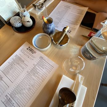 Zaru - Table Setting - Japanese Near Me - Orlando, Florida