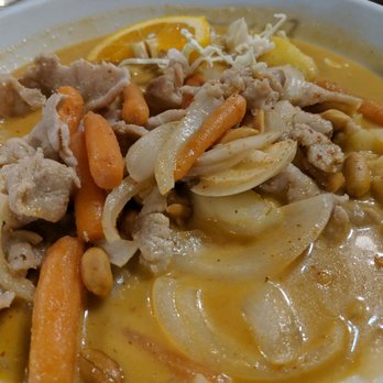 Thai Spice - Gang massaman with pork - Thai Near Me - Hendersonville, North Carolina Thai Spice - Gang massaman with pork - Thai Near Me - Hendersonville, North Carolina