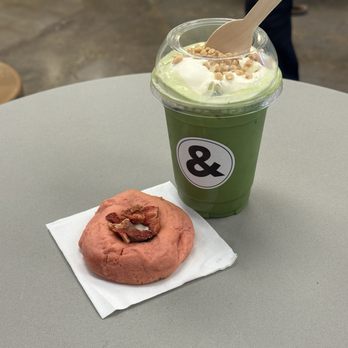 Coffee & - Strawberry cookie / banana matcha - Coffee & Tea Near Me - Buena Park, California Coffee & - Strawberry cookie / banana matcha - Coffee & Tea Near Me - Buena Park, California