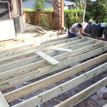 Ramirez Plumbing & More  - Rebuilding a back deck of one of our long time clients. - Plumbing Near Me - Blackshear, Georgia