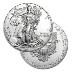 The Coin Market - 1 oz American Silver Eagle Bullion Coins