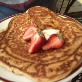 Beach Store Cafe - blueberry buckwheat pancake, great but only 1 pancake per order! - Seafood Near Me - Lummi Island, Washington