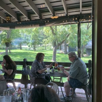 The Barn - Outside seating overlooking Sappington House grounds - Coffee & Tea Near Me - St. Louis, Missouri