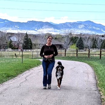 Terroux Dog Training - Tiffany taking Junie for a walk. - Pet Training Near Me - Arvada, Colorado Terroux Dog Training - Tiffany taking Junie for a walk. - Pet Training Near Me - Arvada, Colorado