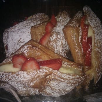 Cream Pan - 4 regular sized strawberry croissants $9.20 - Bakeries Near Me - Tustin, California