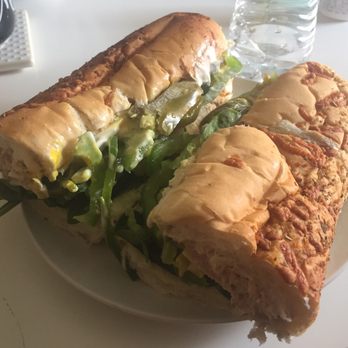 Subway - a sandwich on a plate with a glass of water - Sandwiches Near Me - San Antonio, Texas