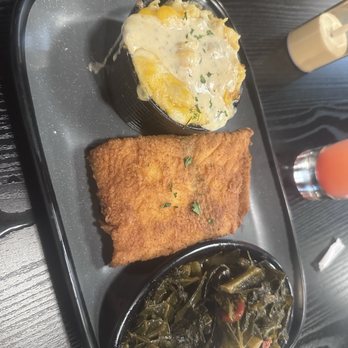 Sol'Delish - Fried salmon ,Mac and cheese and everything greens - Soul Food Near Me - Charlotte, North Carolina Sol'Delish - Fried salmon ,Mac and cheese and everything greens - Soul Food Near Me - Charlotte, North Carolina