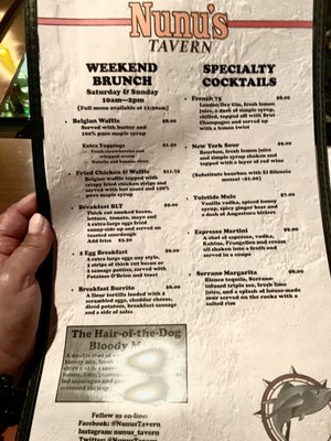 Menu photo 7 Nunu's Tavern San Diego, CA Menu photo 7 Nunu's Tavern San Diego, CA