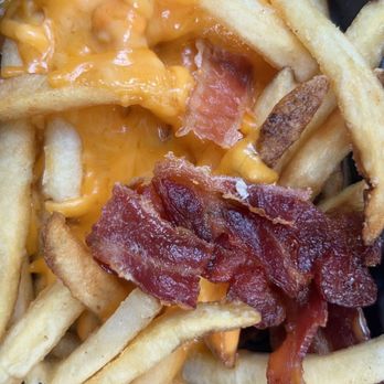 Wendy's - bacon and cheese fries in a styrofoam container - Fast Food Near Me - Roseburg, Oregon Wendy's - bacon and cheese fries in a styrofoam container - Fast Food Near Me - Roseburg, Oregon