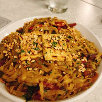The Green Well - Green Well Curry with tofu and noodles - New American Near Me - Grand Rapids, Michigan