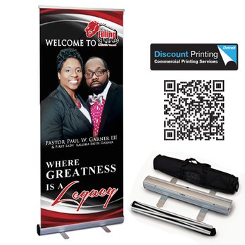 Discount Printing Detroit - Retractable banner printing in Detroit. High-visibility, mobile banner folds down into an included carrying bag for easy transport. - Printing Services Near Me Discount Printing Detroit - Retractable banner printing in Detroit. High-visibility, mobile banner folds down into an included carrying bag for easy transport. - Printing Services Near Me