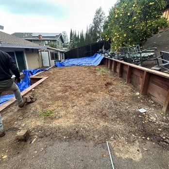 Garden Bros Landscape Services - Before... so much dirt!! - Landscaping Near Me