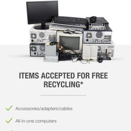 Partial list of the items Staples will recycle for free! Partial list of the items Staples will recycle for free!