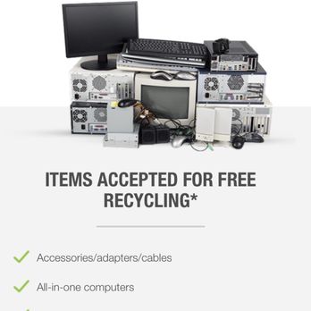 Staples - Partial list of the items Staples will recycle for free! - Printing Services Near Me - Roseville, California Staples - Partial list of the items Staples will recycle for free! - Printing Services Near Me - Roseville, California