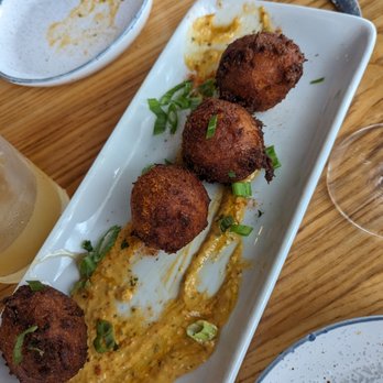Nomad - Crab hush puppies.... delicious!!! - Chicken Shop Near Me - Columbus, Ohio Nomad - Crab hush puppies.... delicious!!! - Chicken Shop Near Me - Columbus, Ohio