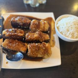 Sticky Rice - Stuffed eggplant