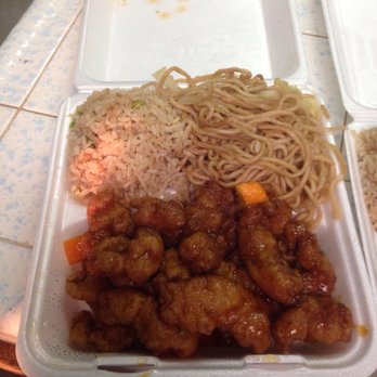 China Town - Orange chicken combo plate - Chinese Near Me - Clovis, California China Town - Orange chicken combo plate - Chinese Near Me - Clovis, California
