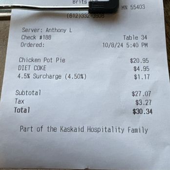 Brit's Pub - my bill - Pubs Near Me - Minneapolis, Minnesota