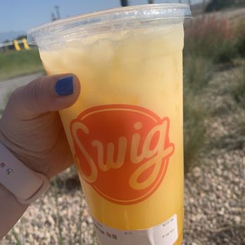 Swig - Mango breeze refresher - Desserts Near Me - Lehi, Utah Swig - Mango breeze refresher - Desserts Near Me - Lehi, Utah