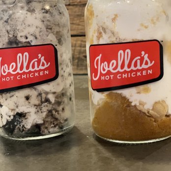 Joella's Hot Chicken - Mason - PIE IN A JAR Cookies and Creme and Pumpkin Pie - Chicken Wings Near Me - Mason, Ohio
