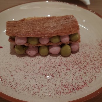 Osteria Giulia - Pistachio & Raspberry Mille-feuille - Italian Near Me - Toronto, Ontario