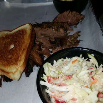 Georgia Boys BBQ - Frederick - Briskit dinner.  Check out that slaw! - Barbeque Near Me - Frederick, Colorado