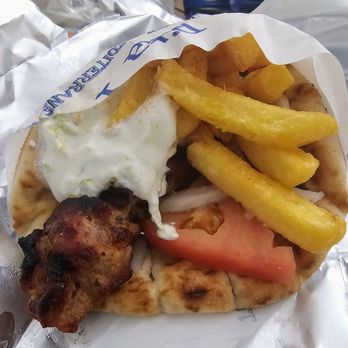 Pita Yeero - Chicken souvlaki pita. Tasty/better than the other chain - Greek Near Me - New York, New York Pita Yeero - Chicken souvlaki pita. Tasty/better than the other chain - Greek Near Me - New York, New York