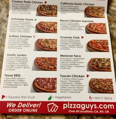 Menu photo 6 Pizza Guys Santa Clara, CA Menu photo 6 Pizza Guys Santa Clara, CA