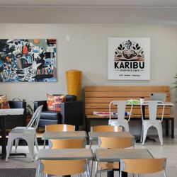 Karibu Coffees Cafe - Inside