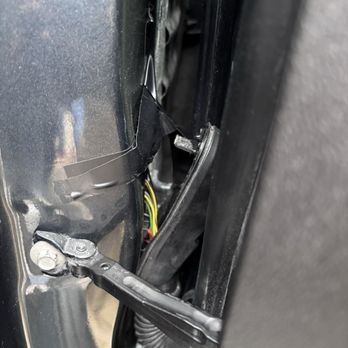 Cargo Body Shop - Electrical tape to hold a piece when he got paid to fix everything with new parts - Body Shops Near Me - Houston, Texas Cargo Body Shop - Electrical tape to hold a piece when he got paid to fix everything with new parts - Body Shops Near Me - Houston, Texas