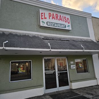 El Paraiso Honduran Restaurant - The two glass doors entrance to the restaurant. - Latin American Near Me - Roanoke, Virginia