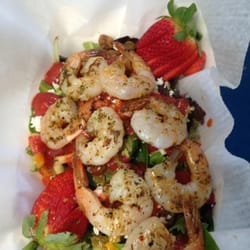 The Rock House Kitchen Co - Rock House Shrimp Salad w/ raspberry vinegarette