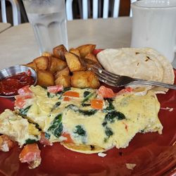 The Paramount - Super delicious feta spinach tomato omelet so good  service was terrific  great coffee