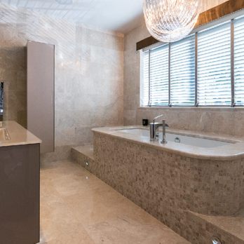 Lux Kitchen and Bath Remodeling - a modern bathroom with a large tub - General Contractors Near Me - Irvine, California Lux Kitchen and Bath Remodeling - a modern bathroom with a large tub - General Contractors Near Me - Irvine, California