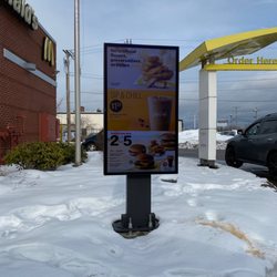 McDonald's - Outside menu board