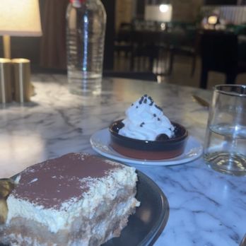Zio's - Tiramisu and chocolate Budino - Italian Near Me - Las Vegas, Nevada