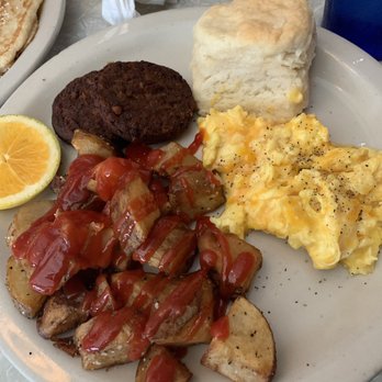 Home Grown - Basic breakfast  Veggie sausage  Potatoes  Biscuit - Diners Near Me - Atlanta, Georgia