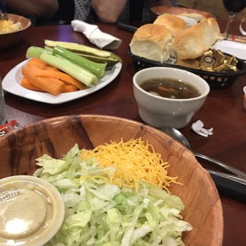 Burns' Grill & Doon Steakhouse - Lettuce salad, relish tray, vegetable beef soup and rolls accompany your meal. - Steakhouses Near Me - Doon, Iowa
