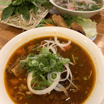 Pho 24 - Bo Kho Beef Stew, egg rolls and Pho #5 - Vietnamese Near Me - Annandale, Virginia
