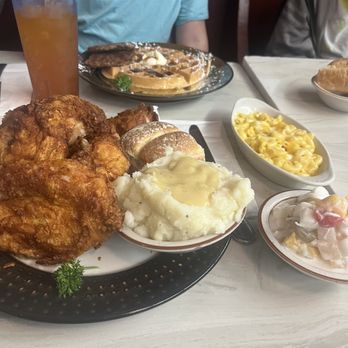 Dinah's Chicken - Mighty chicken dinner. Waffles and sausage. - Chicken Shop Near Me - Glendale, California Dinah's Chicken - Mighty chicken dinner. Waffles and sausage. - Chicken Shop Near Me - Glendale, California