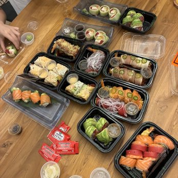EAT'S SUSHI - Huge order for takeout - Sushi Bars Near Me - Costa Mesa, California EAT'S SUSHI - Huge order for takeout - Sushi Bars Near Me - Costa Mesa, California