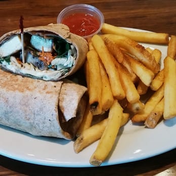 Veggie Grill by Next Level - Bahn Mi Wrap with Fries! - Vegan Near Me - Pasadena, California