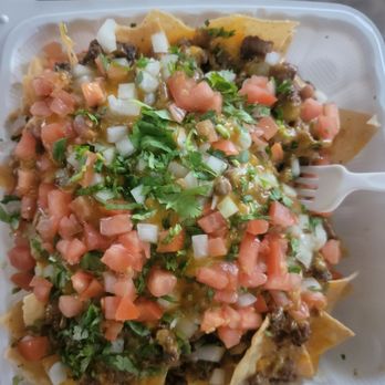 Los Tacos  - Carne asada nachos $16 - Mexican Near Me - Pasadena, California