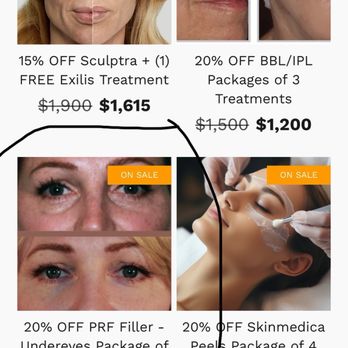 Sculpt MD Medspa - The procedure I wanted, went on sale on their website but was denied to be given to me. - Medical Spas Near Me - Livermore, California
