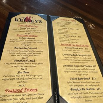 Kelsey's Steak House - Specials menu - Steakhouses Near Me - Valparaiso, Indiana